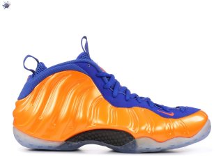 Meilleures Nike Air Foamposite One "Knicks" Orange Bleu (314996-801)
