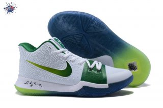 Meilleures Nike Kyrie Irving III 3 "Boston" Blanc Vert