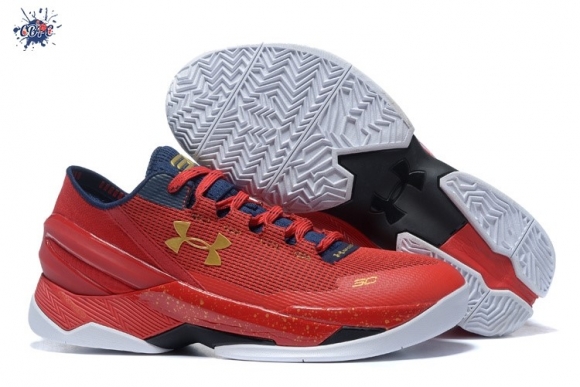 Meilleures Under Armour Curry 2 Low Rouge Or