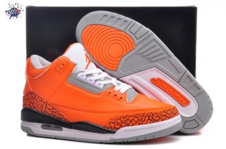 Meilleures Air Jordan 3 Orange Gris