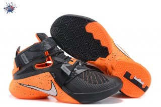Meilleures Nike LeBron Soldier 9 Orange Noir