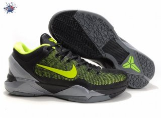 Meilleures Nike Zoom Kobe 7 Noir Gris Vert