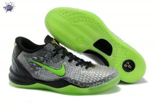 Meilleures Nike Zoom Kobe 8 Gris Noir Vert