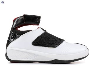 Meilleures Air Jordan 20 "Quickstrike" Blanc Noir (310455-101)