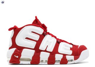 Meilleures Nike Air More Uptempo "Supreme" Rouge Blanc (902290-600)
