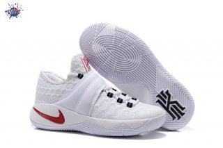 Meilleures Nike Kyrie Irving II 2 Flyknit Blanc Rouge