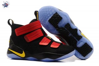 Meilleures Nike Lebron Soldier XI 11 Noir Rouge Or
