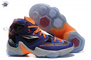 Meilleures Nike Lebron XIII 13 Bleu Orange Noir