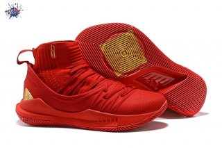 Meilleures Under Armour Curry 5 Rouge Or
