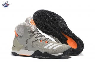 Meilleures Adidas Derrick Rose 7 Gris Orange