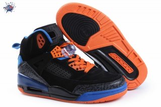 Meilleures Air Jordan 3.5 Noir Bleu Orange