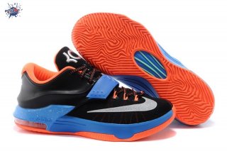 Meilleures Nike KD 7 Bleu Orange Noir