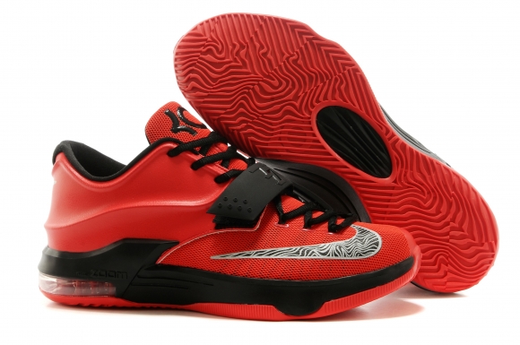 Meilleures Nike KD 7 Noir Rouge