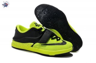 Meilleures Nike KD 7 Noir Vert Enfant