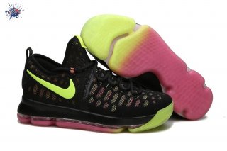 Meilleures Nike KD 9 Noir Fluorescent Vert Rose