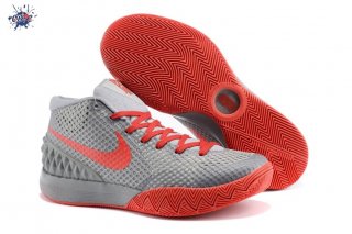 Meilleures Nike Kyrie Irving 1 Gris Rouge