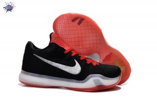 Meilleures Nike Zoom Kobe 10 Noir Gris Rouge