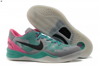 Meilleures Nike Zoom Kobe 8 Gris Rose Vert